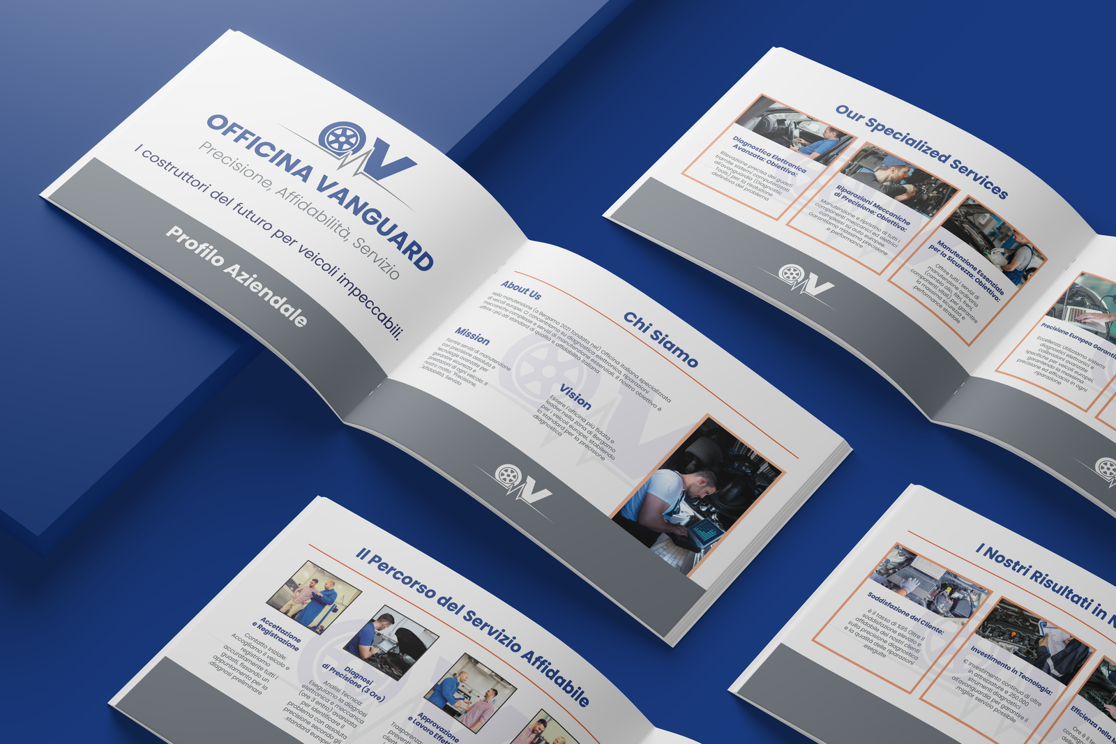 Company profile Mockup