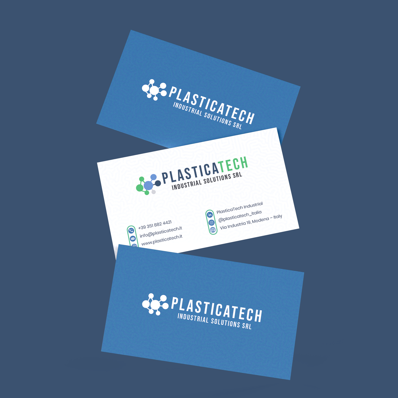 Plastic Tech — business card