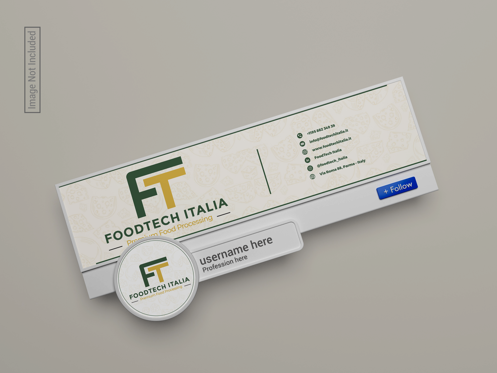 FOOD  TECH  ITALIA — LinkedIn Cover